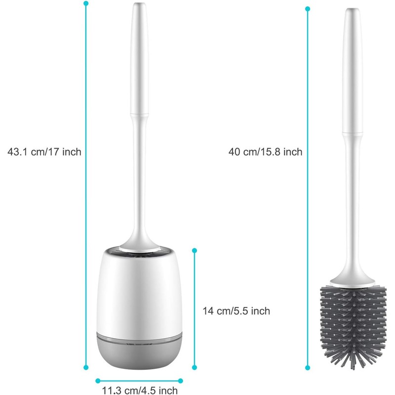 Escobilla de Inodoro de Silicona EWEIMA E005 – Secado rápido
