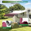 ILVGOLF Universal RV Awning Fabric Replacement, Replacement RV Awnings for
