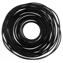 Watch Back O Ring, Seals of the Watch Back, Watch Seals O Ring, 13 mm - 37 mm Universal Rubber O-Ring, Black Rubber Waterproof O Ring for Watch Back Seal Gaskets Kit (0.5 mm)
