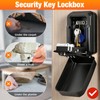 Key Safe with Number Code, Large Outdoor Key Cabinet with
