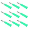 100Pcs Horn Banana Plug Brass Zinc Alloy ABS Welded Banana