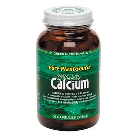 MicrOrganics Green Nutritionals Pure Plant-Source Green Calcium 60 Capsules