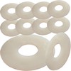M8 X 25mm Nylon White Penny Washers Fender Repair Washer