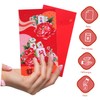 OHPHCALL 18pcs Mahjong Pattern Red Packets for Chinese Year Festive