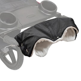 Hand Warmer Pram Gloves Hand Muff with Warm Plush Material Fleece Inside Waterproof Hand Warmer for All Pushchairs Buggy Pram Accessories
