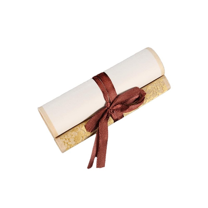 ZONADAH Blank Painting Scroll 10 x 36.5cm Reusable Chinese Calligraphy