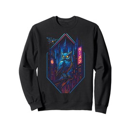 Owl Cyberpunk - Futuristic Sweatshirt