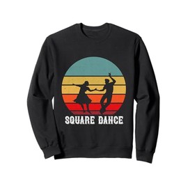 Retro Square Dancer Vintage Square Dancing Square Dance Sweatshirt
