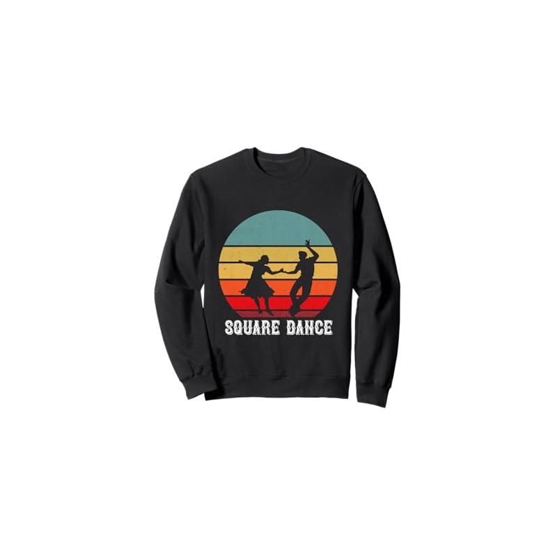 Retro Square Dancer Vintage Square Dancing Square Dance Sweatshirt