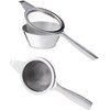 Stainless Steel Tea Filter with Drip Bowl – Fine Mesh