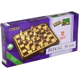 Chess Royal 30 European Wooden Handmade International Set, 11.81 x 1.97-Inch