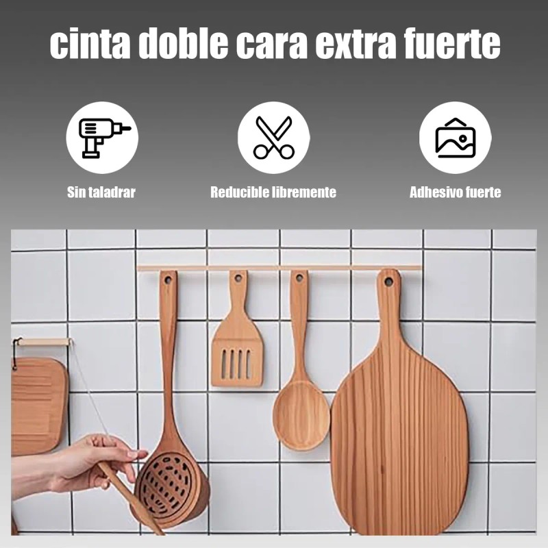 Cinta Nano Adhesiva De Doble Cara Lavable Reutilizable 20mts