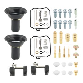Replacement Parts For 2X For yamaha XVS650 V Star 650 Carb Rebuild Repair Kit Float Plunger Diaphragm Mod-GS95-10139