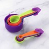 10 Pcs Plastic Stackable Measuring Cups and Spoons for Ingredients