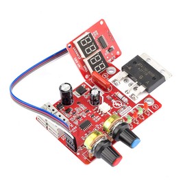 POFET Spot Welder Control Board 100A Digital Display Spot Welding Module Time and Current Controller Panel Timing Ammeter