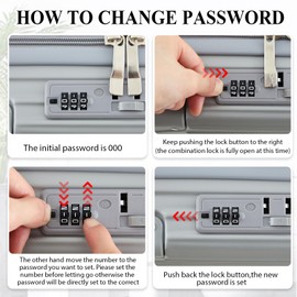 Amylove Adult Game Toy Storage Organizer Case for Women and Men Lock Box Toy Travel Bag Game Locking Storage Box Travel Bag, 12.6 x 9.8 x 6.7 Inch(Silver)