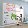 24" x 36" Magnetic Dry Erase Whiteboard Sticker Stick and
