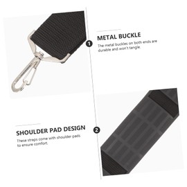 MERRYHAPY 2pcs Violin Case Strap Suitcase Straps Belts Instrument Case Strap Guitar Case Shoulder Belt Violin Travel Case Strap Guitar Accessory Violin Carrying Bag Strap Canvas Universal