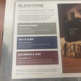 Blackstone Men’s Fragrance Trio Sandalwood, Sea Surf, Bourbon Oak 3 Pc. 1oz 30ml