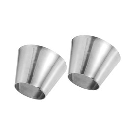 A ABSOPRO Car Mandrel Exhaust Bend Elbow Pipe 304 Stainless Steel Concentric Reducer 3" OD to 5" OD 2pcs Item Replacement