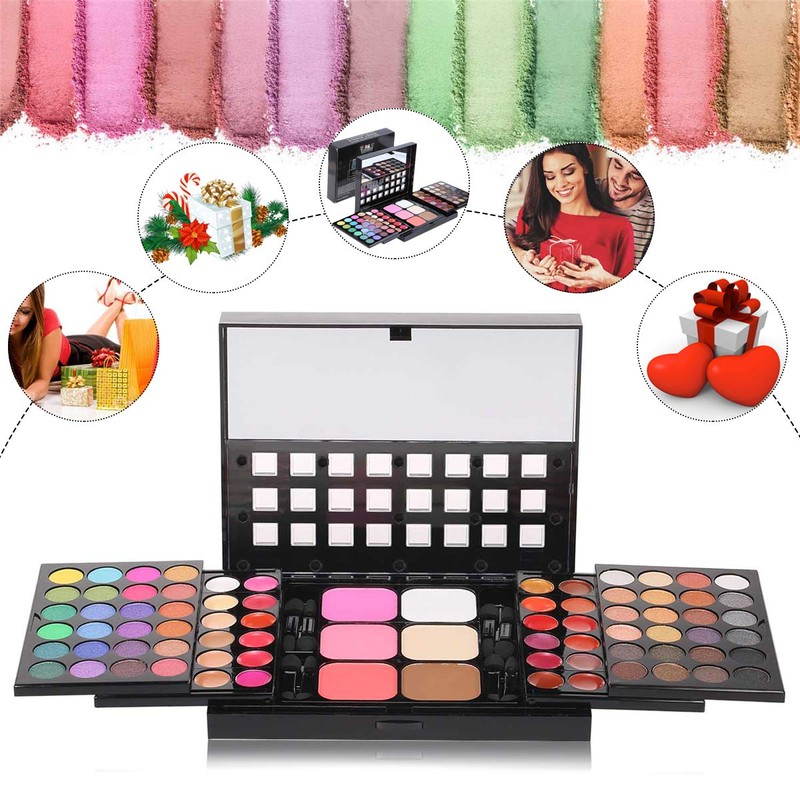 Brillia Contouring Kit Combination Ntday 78 Colours Eye Shadow Palette with