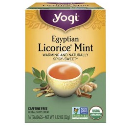 Yogi Egyptian Licorice Mint Tea 16 Teabags
