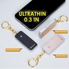 Ultrathin Personal Alarm Rainproof Ultra-Lightweight (0.8 oz) Bulky-Free Keychain Siren