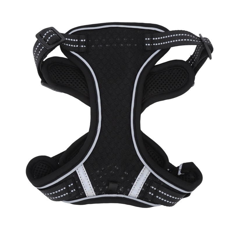 Dog Harness Adjustable Comfortable Reflective Strip Safety Mesh Dog Vest