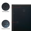 VCK 20x30 Poster Frame - Black, Textured Wood Picture Frames