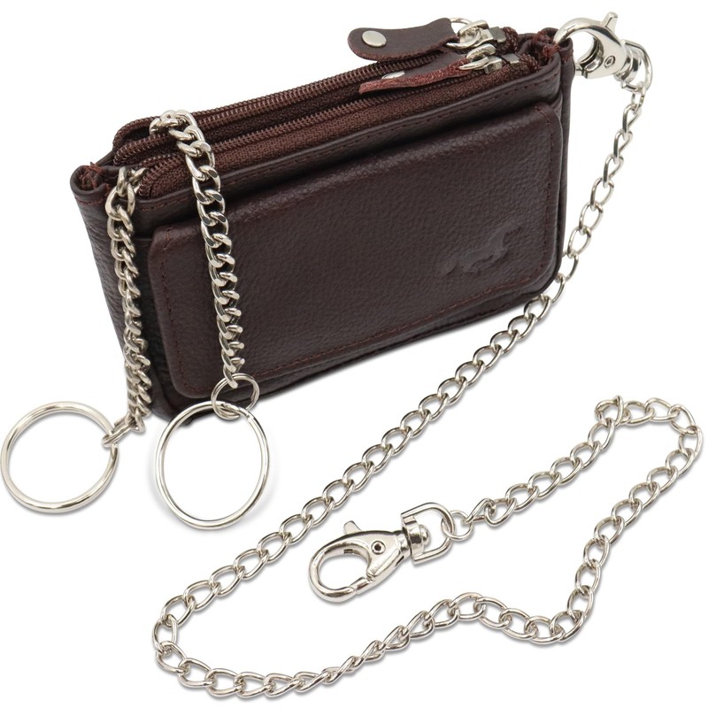 Safekeepers Key Case Leather Small – Key Bag with Zip