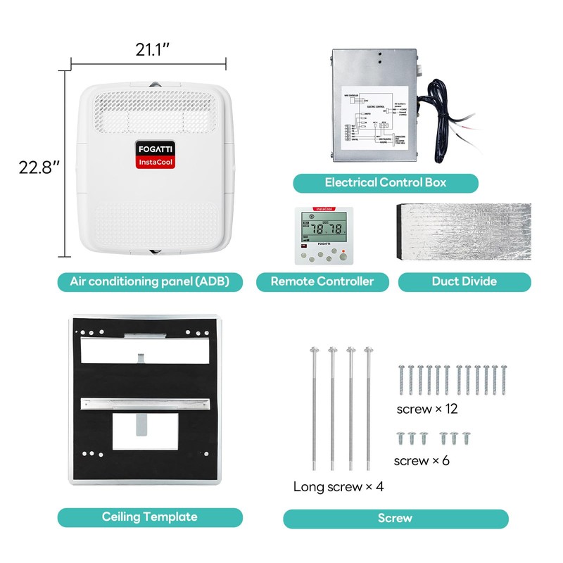 FOGATTI Air Distribution Box, Air Conditioner ADB - Used for