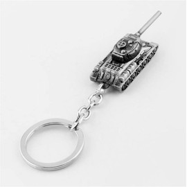 VNEWSCHI Tank Keychain 3D Model Keyring Tank Model Key Chain Fashion Pendant Key Ring Creative Tanks Car Keychain Rings for Bag Car Wallet Decor Men Women Gift