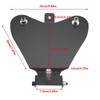 Motorcycle Seat Base Plate Base Plate Base Pan Steel Black