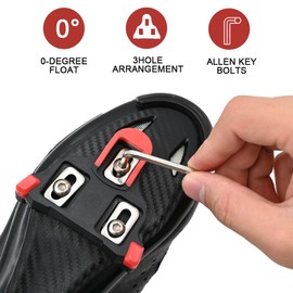 LICQIC Cycling Cleats, Peloton Cleats Compatible with Shimano SPD-SL (SH10/ SH11/SH12) & SPD SH51, Indoor Cycling & Road Bike Bicycle Cleat Set