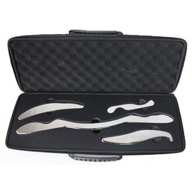 IASTM Stainless Steel Tool Set with Online Video Course for IASTM, myofascial Release, Soft Tissue Massage.