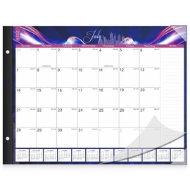 Desk Calendar 2024-2025 - 18 Month Calendar Planner July 2024 - Dec 2025, Large 22" x 17" Desktop Pad Calendar, Office Supplies for Planning and Organizing In Home