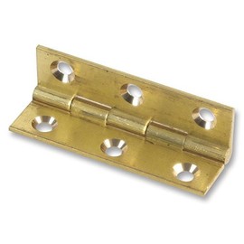 Duratool D00895 Brass Butt Hinge 2" (50mm) 2 Pack