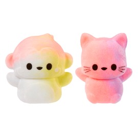 Fluffie Stuffiez Monkey & Cat Minis Collectible Feature Plush - Surprise Reveal Unboxing Soft and Squishy Tactile Play Fidget DIY