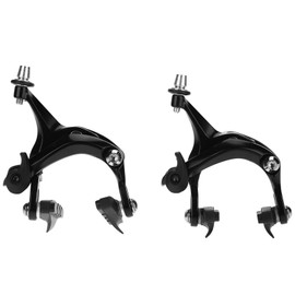 POENVFPO 1 Pair Road Bike Brake, V Shape Dual Pivot Brake Set Aluminium Alloy Cycling Brake Set for Road Bikes