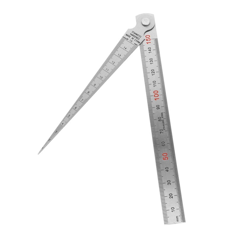 ULTECHNOVO 2sets Stainless Steel Gauge and Straight Ruler for Accurate