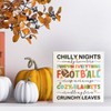 Fall Desk Decorations Wooden Box Sign, Fall Football Decor for