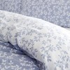Bianca Shadow Leaves 200 Thread Count Cotton Single Duvet Cover