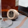 19mm 'Pirate Skull with Beard' Wooden Bottle Stopper/Cork (BS00027885)