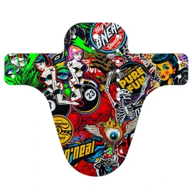 AZONIC Splatter Fender MTB Mudguard, Bicycle Splash Guard for Back and Front, Universal Fit, Suitable for Mountain Bike, Trekking, E-Bike, BMX Bike and Much More