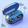 TWS Bluetooth 5.2 Wireless Earbuds Waterproof Headphone LED Display, Open