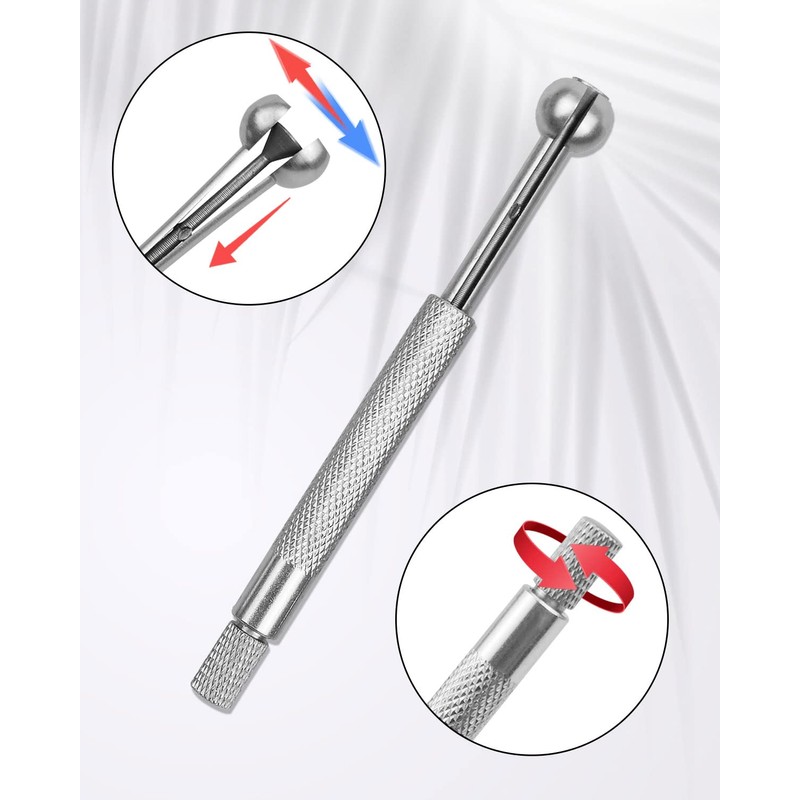 4 PCS Small Hole Gauge Set Ball Type, Full Round