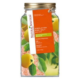 Natural Solution Pink Salt Body Soak with Marula Oil, 3 lbs of Organic Joint & Muscle Relief Soak, Perfect for Relaxation and Sore Muscle Relief at Home