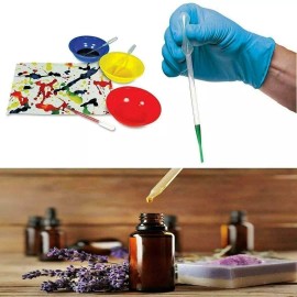 RAMMASTERY Pipetas Gotero Plásticas Transferencia Desechable 3ml 100pza