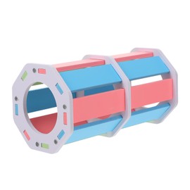 ORFOFE Wooden Hamster Tunnel Toy Climbing Accessory for Small Pets Colorful Plaything for Active Gerbils Mice and Hamsters for Cage Enrichment