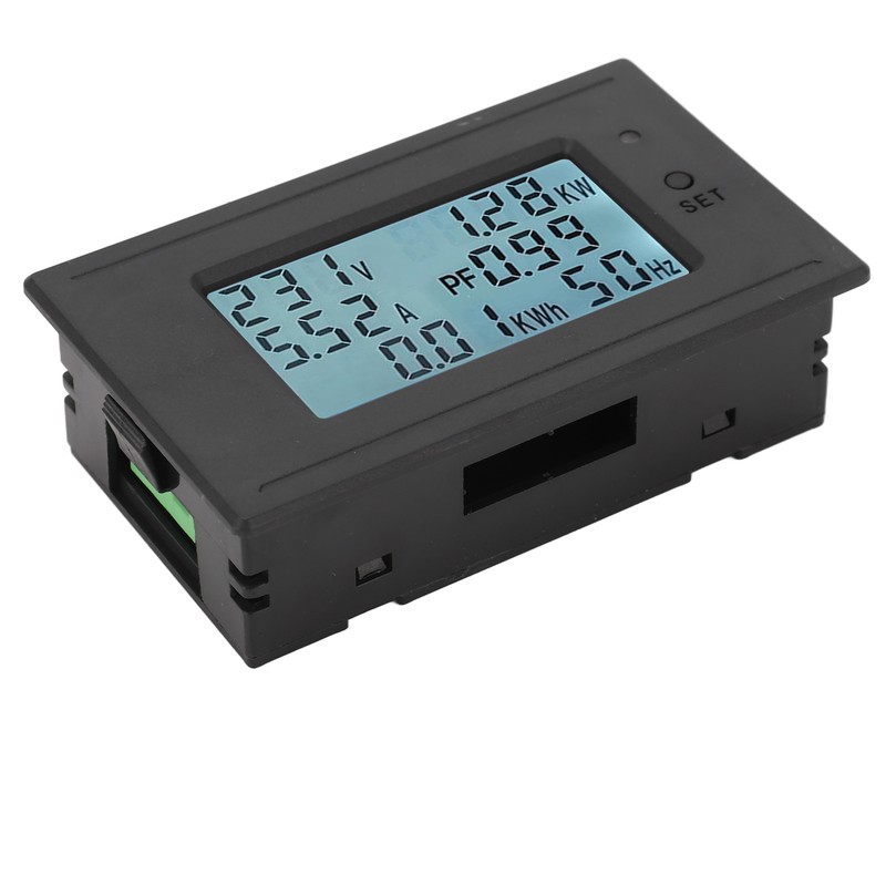 Battery Capacity Monitor Current Voltage Temperature Indicator Backlit LCD Display